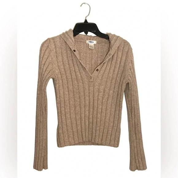Old Navy Tan V-Neck Sweater - Picture 1 of 8